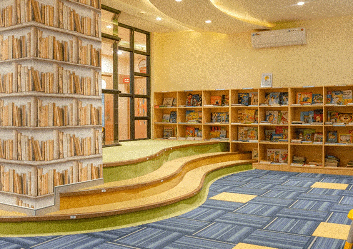School library and reading room